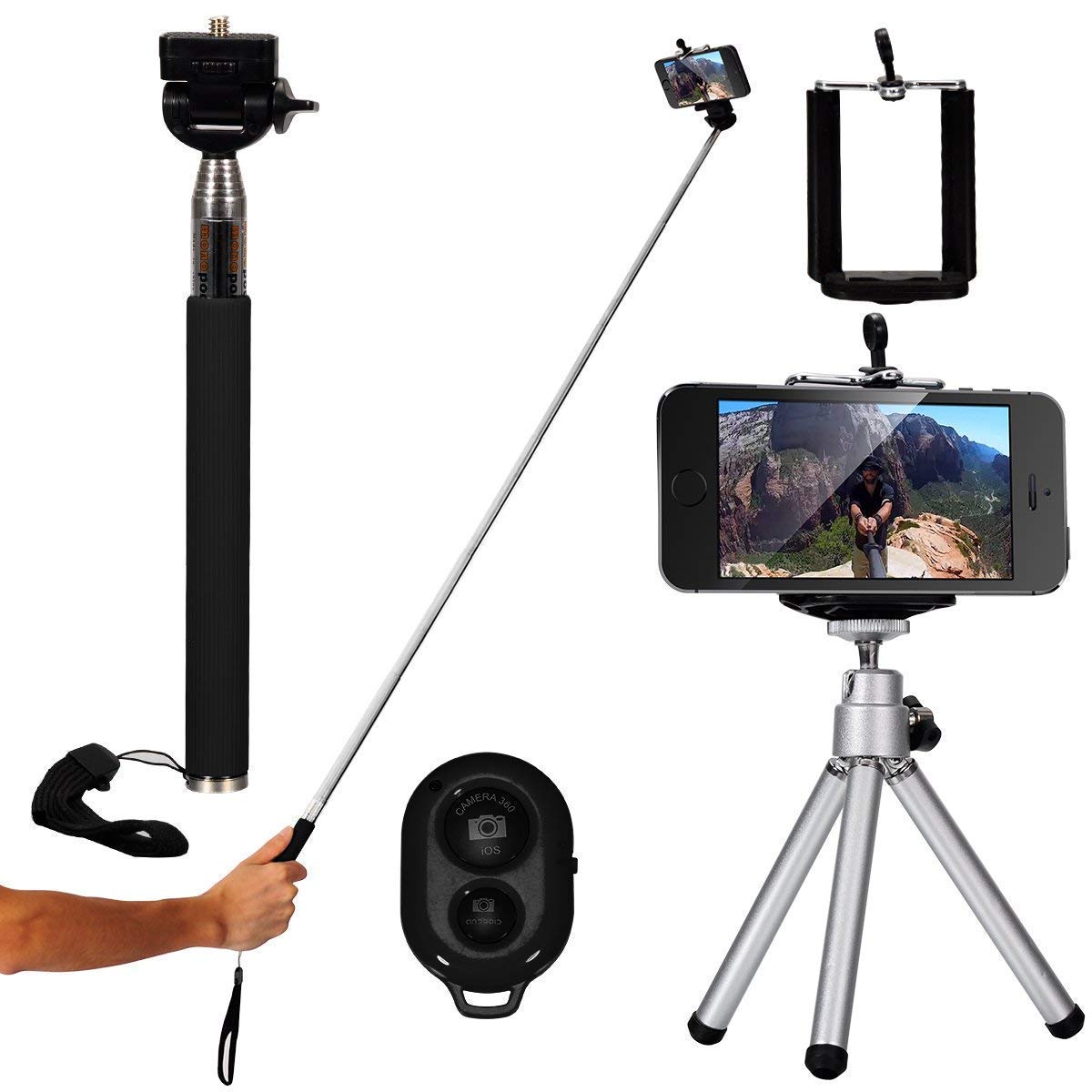 iPhone Camera Lens Kit — 11 Pro Lenses + Tripod & Bluetooth Remote