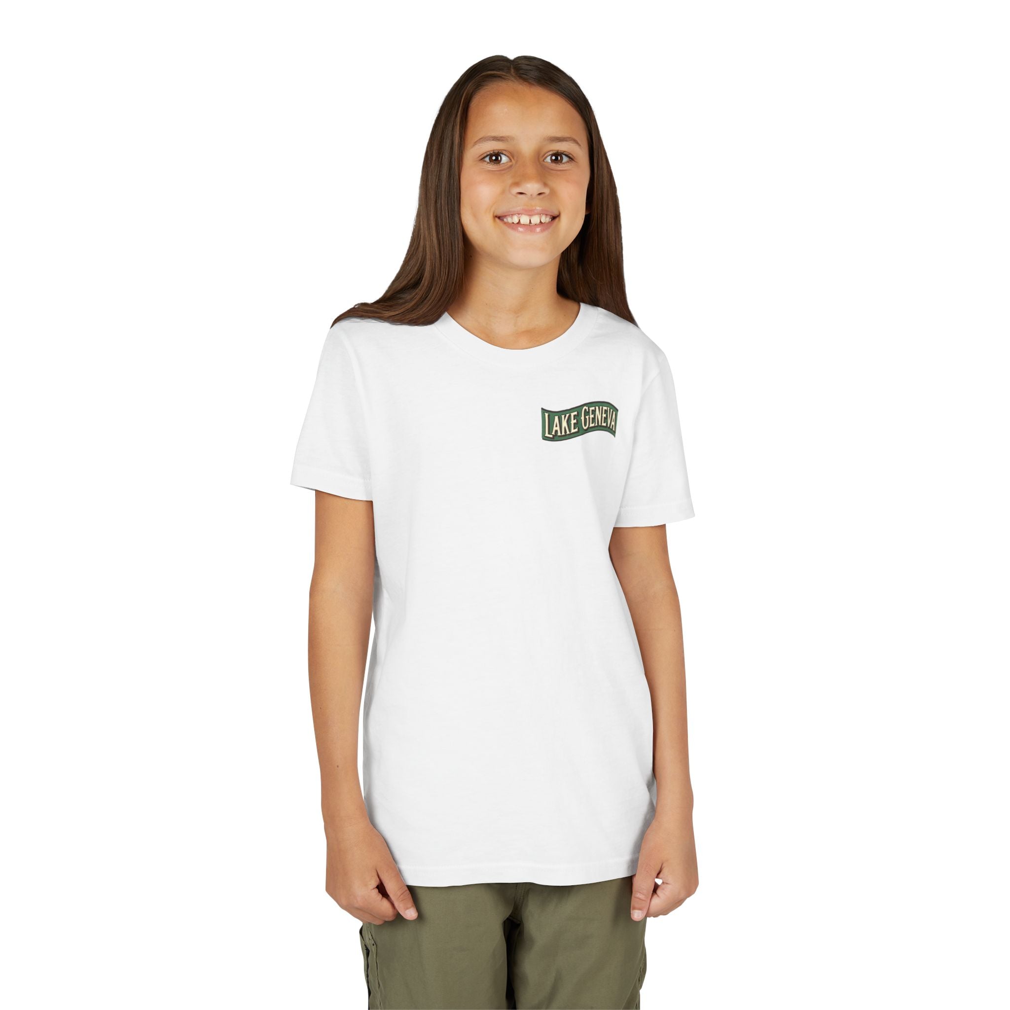 Retro Lake Geneva Unisex Youth Short Sleeve Tee