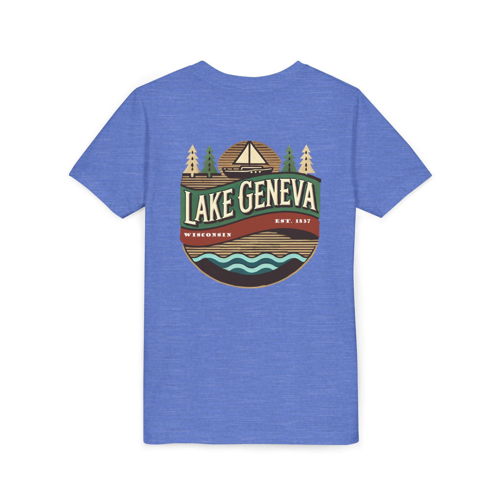 Retro Lake Geneva Unisex Youth Short Sleeve Tee
