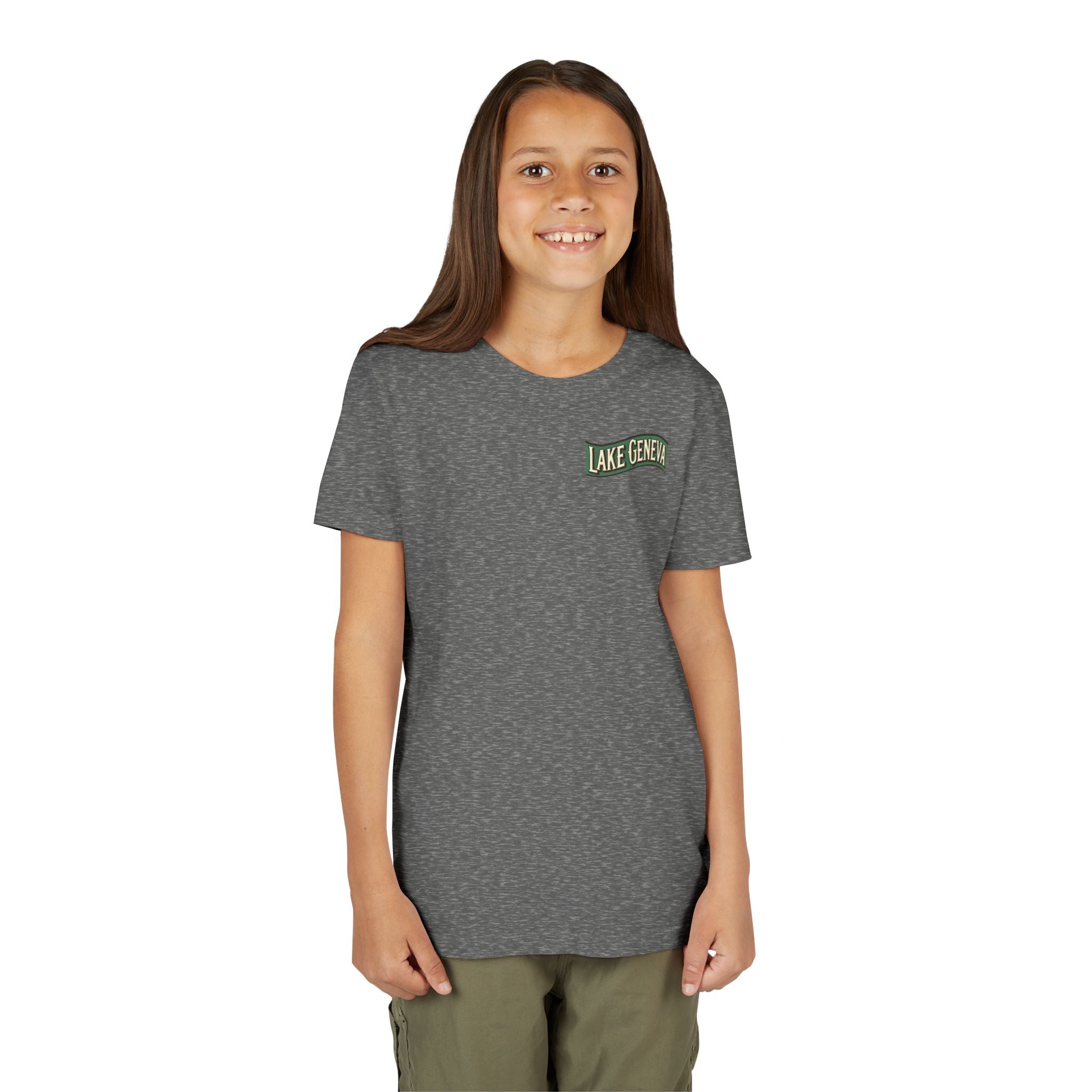 Retro Lake Geneva Unisex Youth Short Sleeve Tee