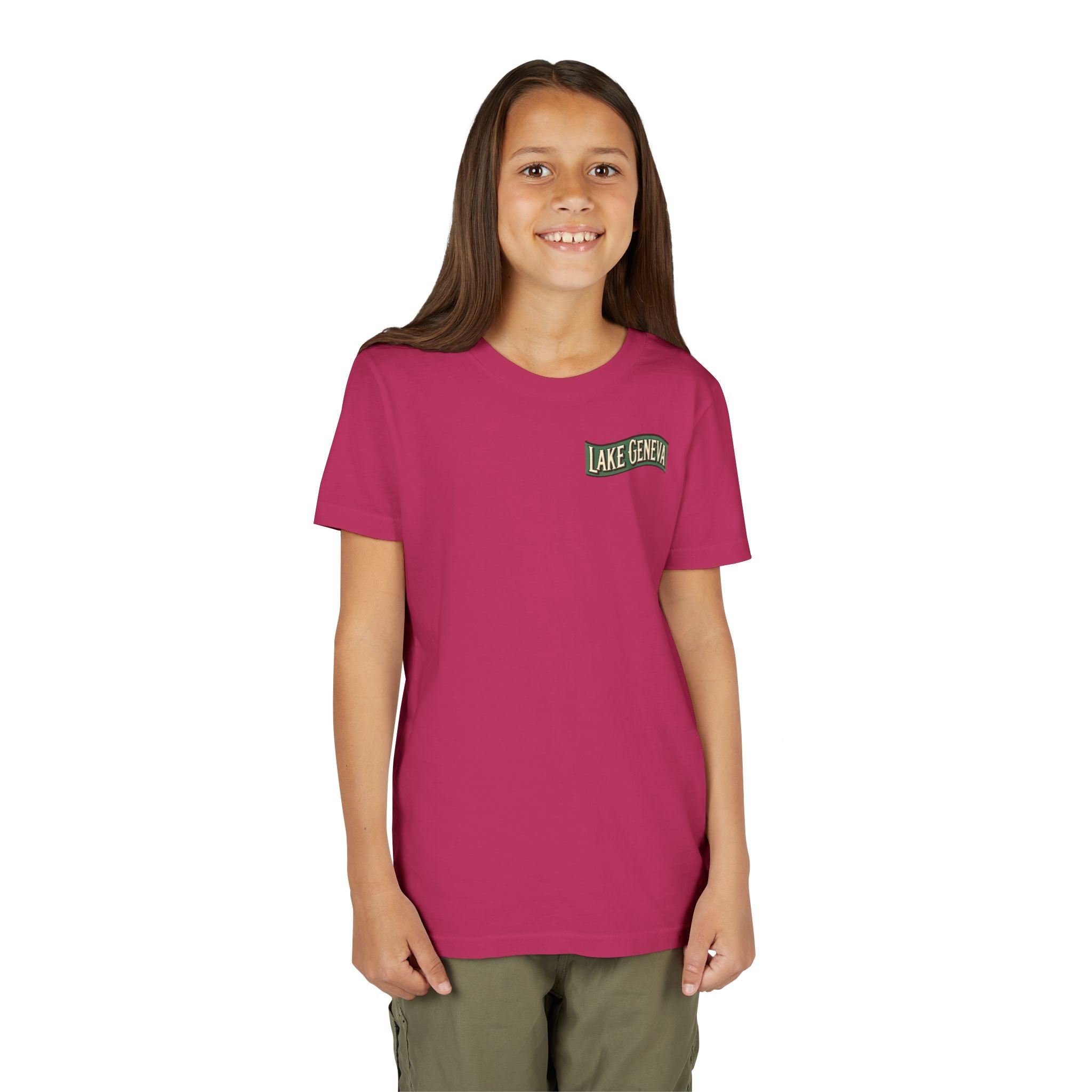 Retro Lake Geneva Unisex Youth Short Sleeve Tee