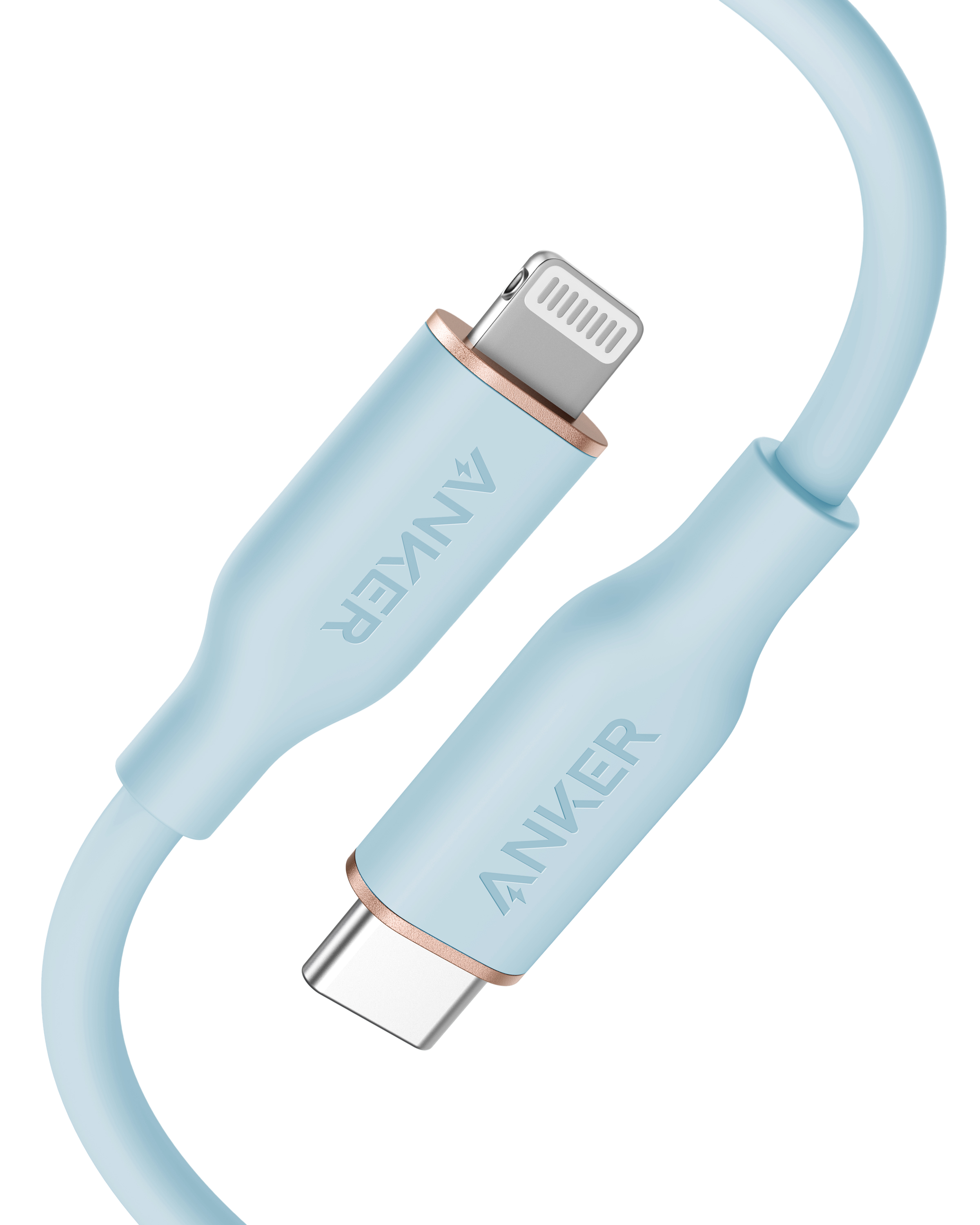 Anker 641 USB-C to Lightning Cable (6 ft, Flow Silicone)