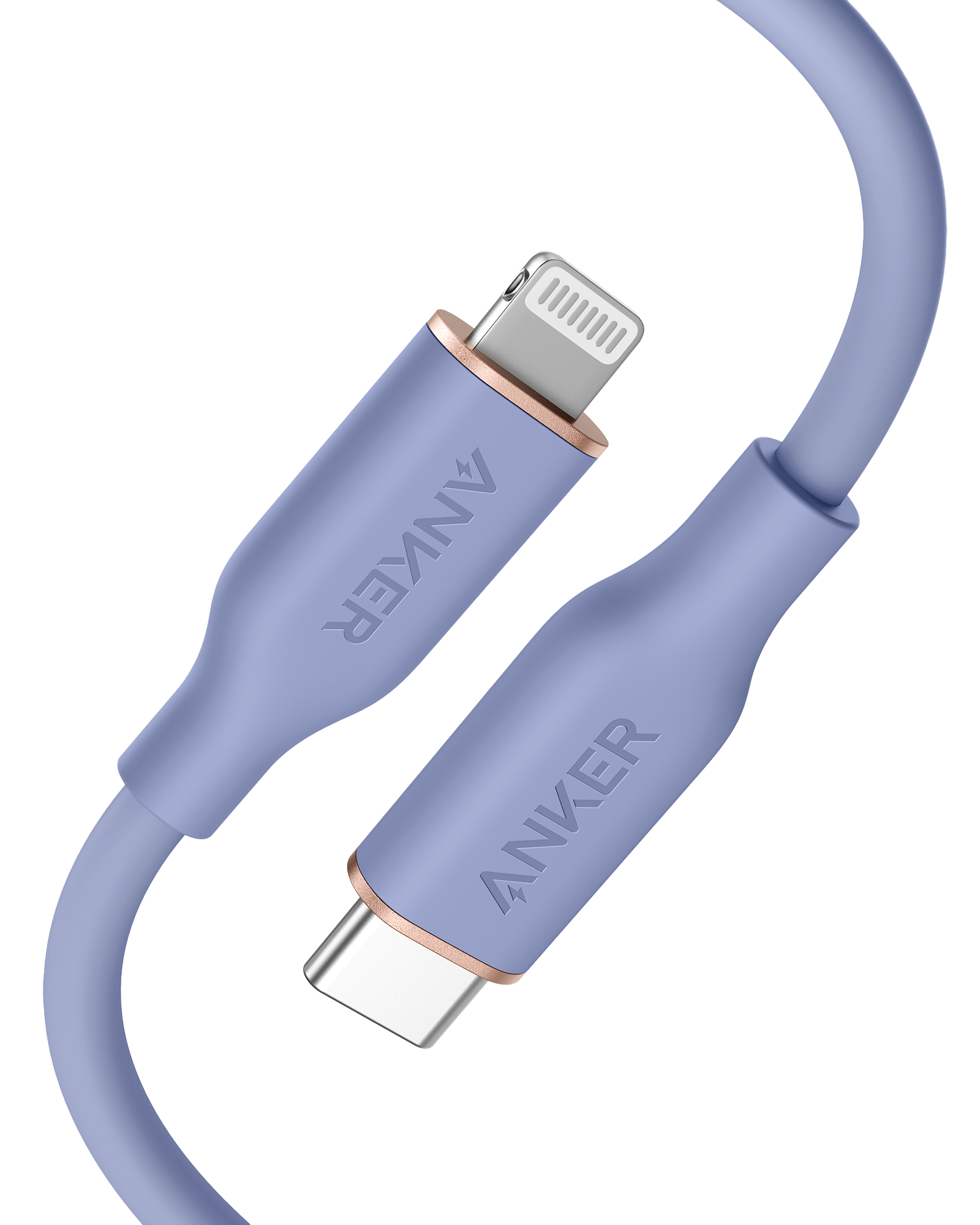 Anker 641 USB-C to Lightning Cable (3 ft, Flow Silicone)