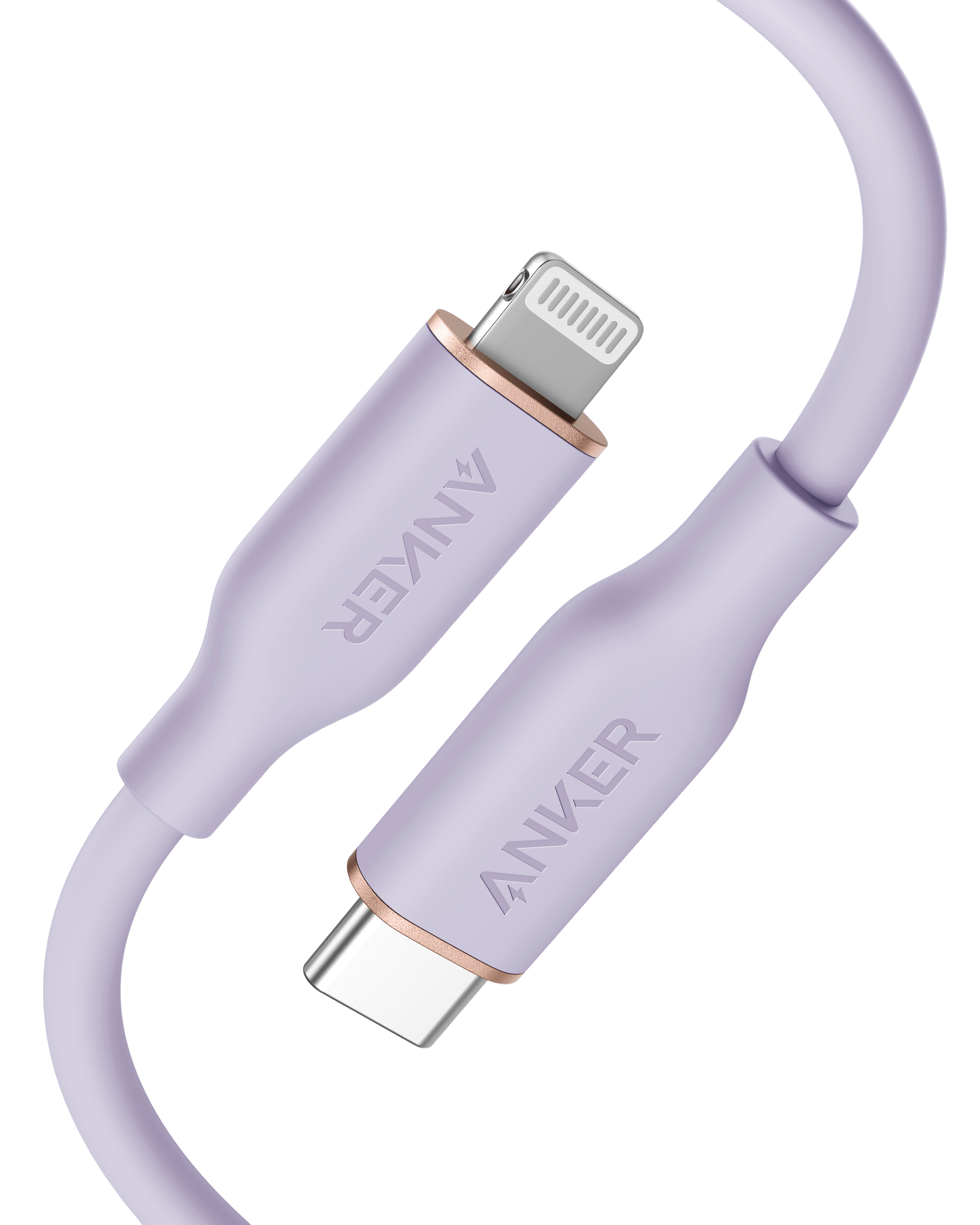 Anker 641 USB-C to Lightning Cable (6 ft, Flow Silicone)