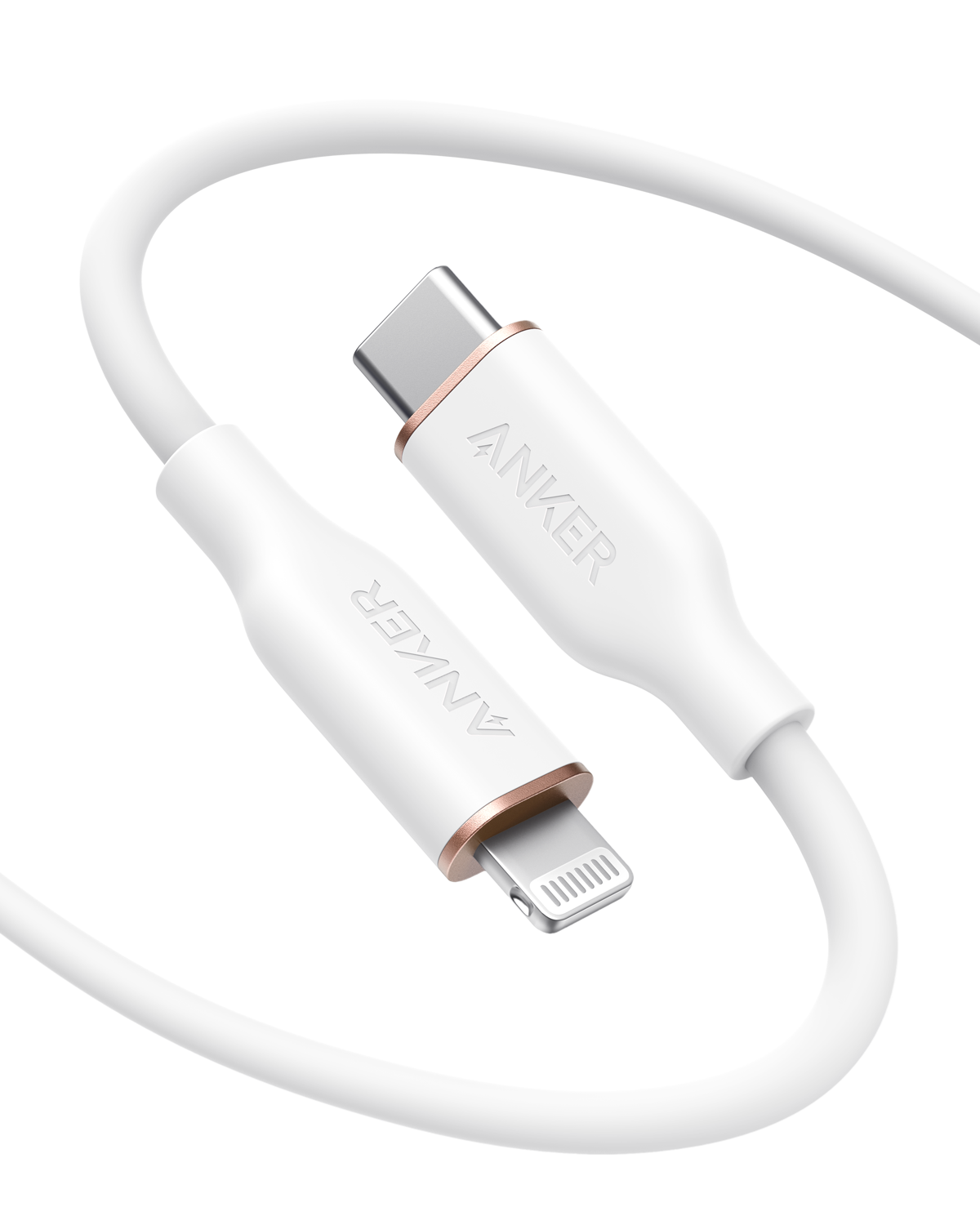 Anker 641 USB-C to Lightning Cable (6 ft, Flow Silicone)