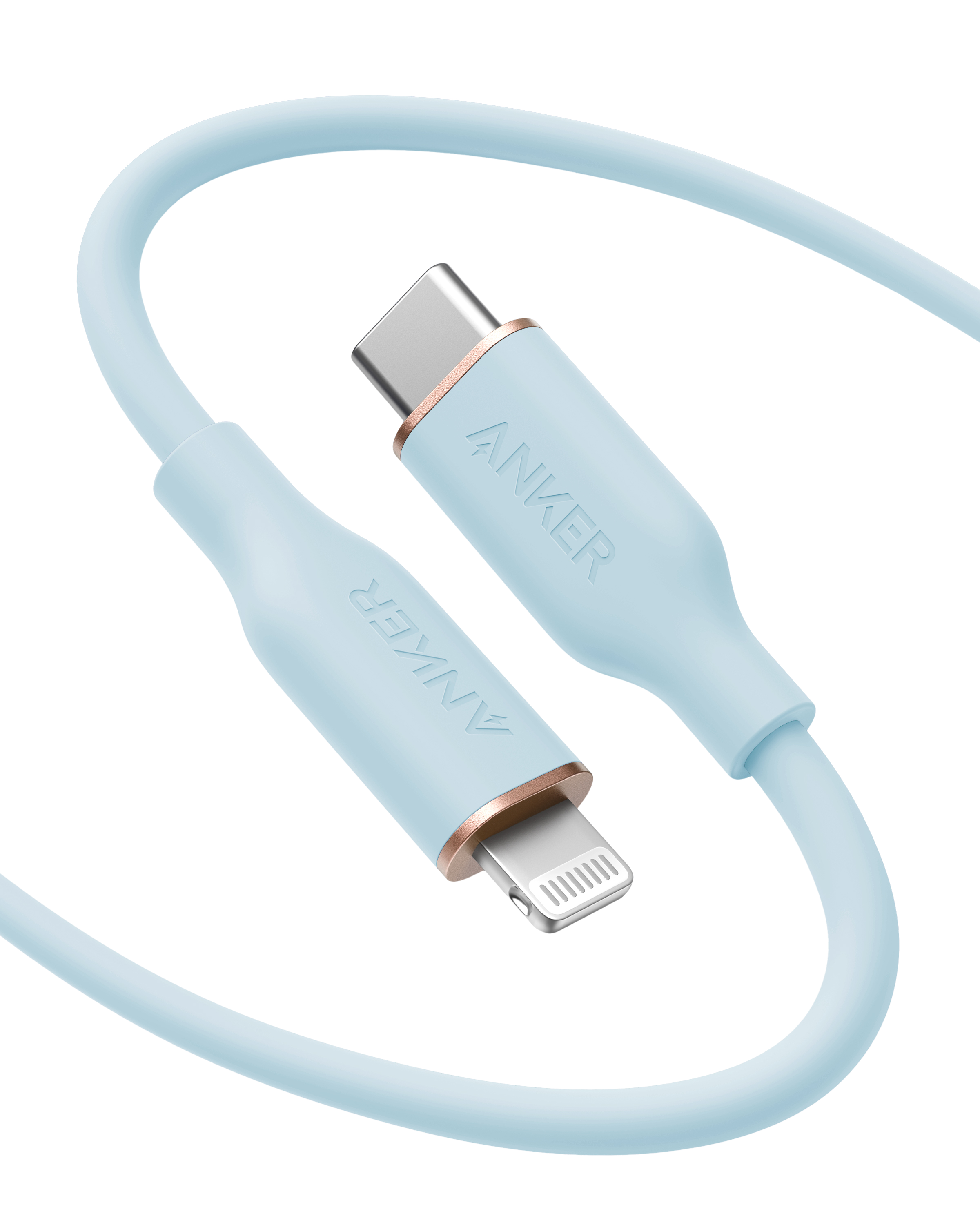 Anker 641 USB-C to Lightning Cable (6 ft, Flow Silicone)