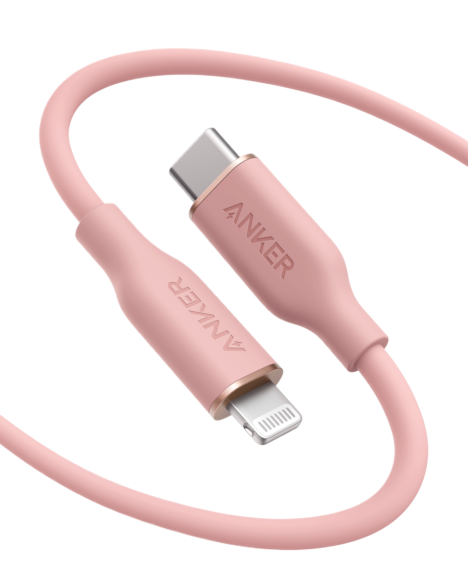 Anker 641 USB-C to Lightning Cable (3 ft, Flow Silicone)