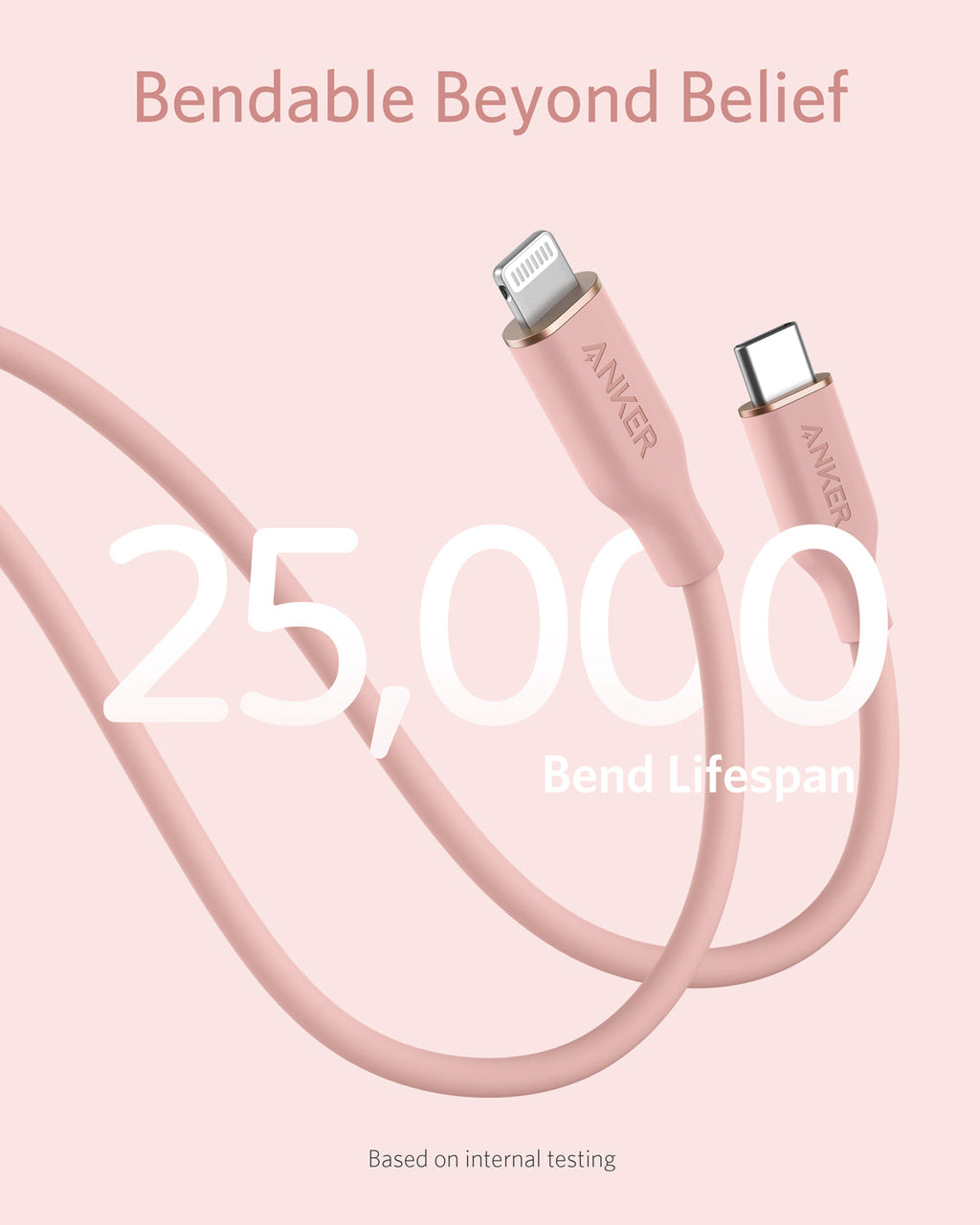 Anker 641 USB-C to Lightning Cable (3 ft, Flow Silicone)