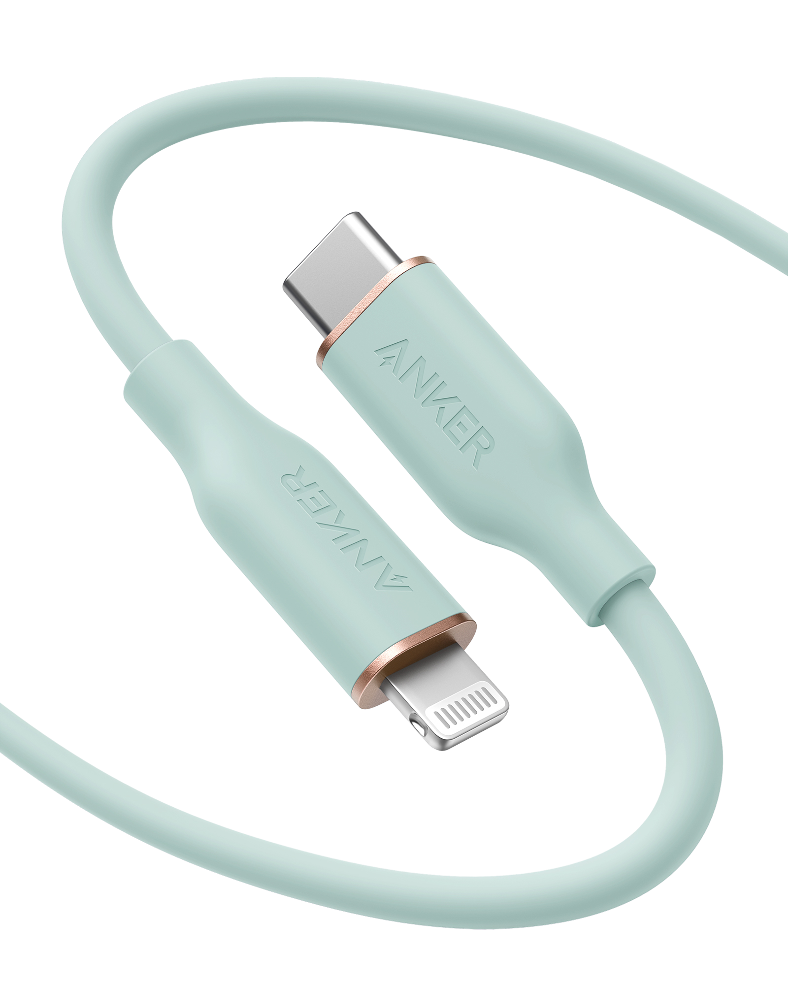 Anker 641 USB-C to Lightning Cable (6 ft, Flow Silicone)