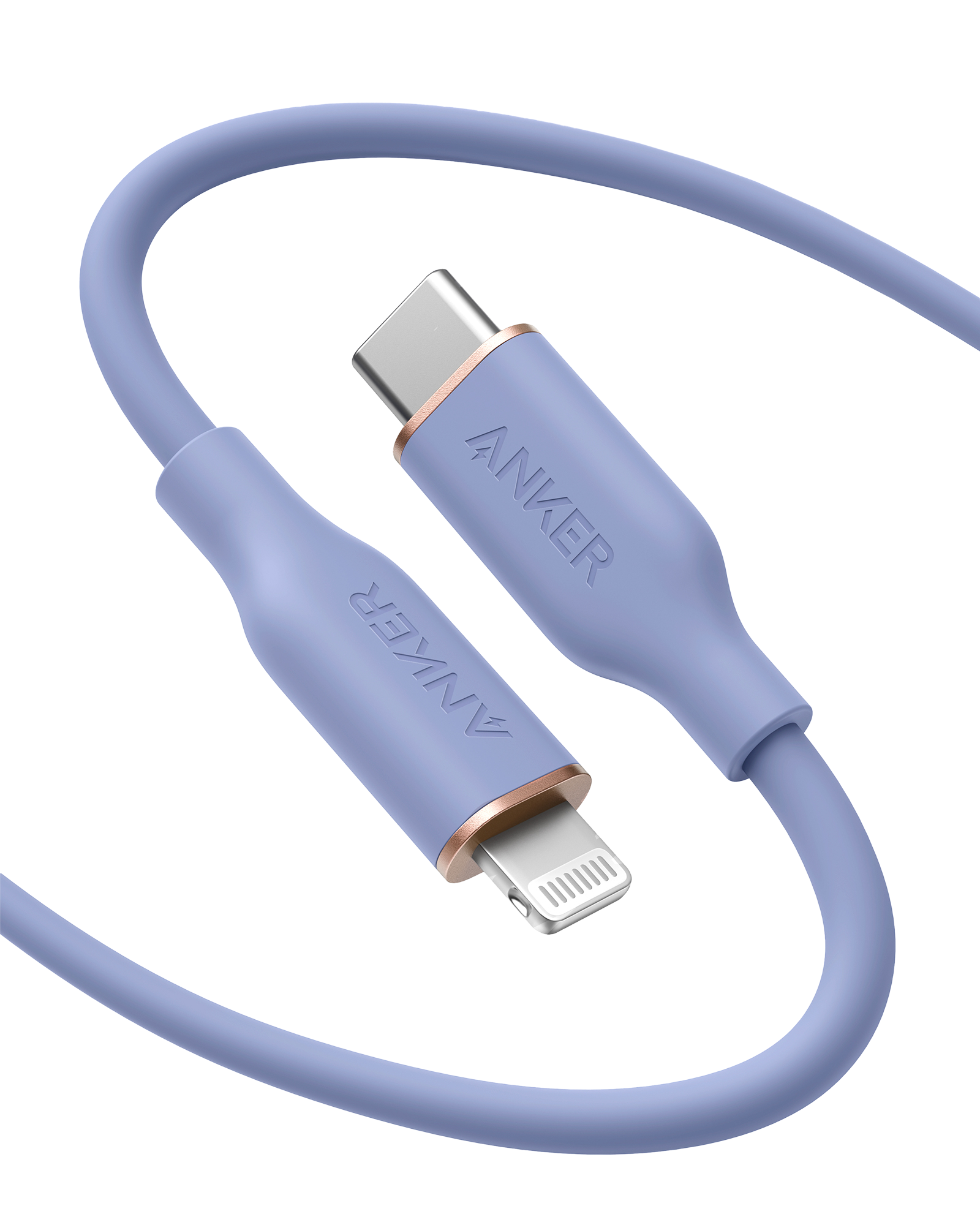 Anker 641 USB-C to Lightning Cable (6 ft, Flow Silicone)