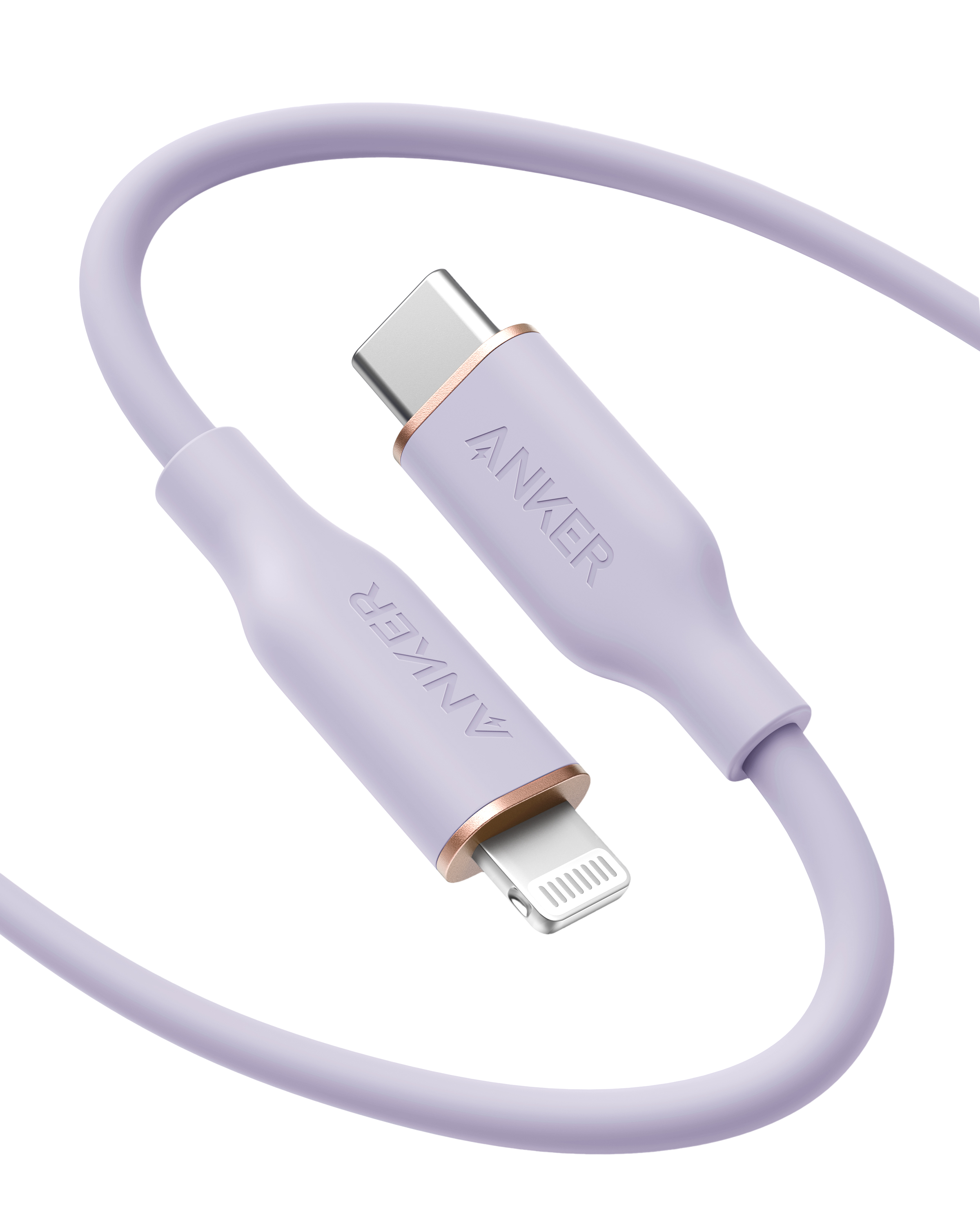 Anker 641 USB-C to Lightning Cable (6 ft, Flow Silicone)