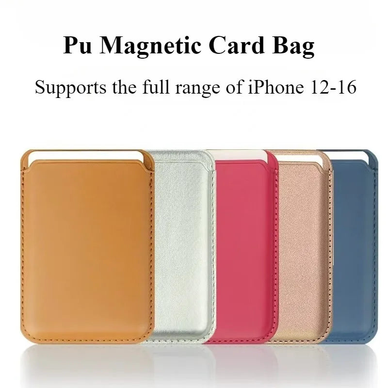 Magnetic Card Holder Case IPhone 16 15 13 14 12 Card Sleeve IPhone