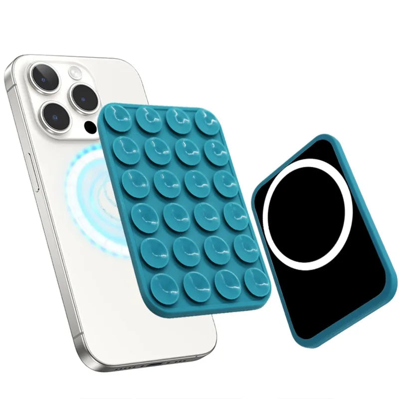 Silicone Suction Cup Mobile Phone Holder For Magsafe Magnetic Phone