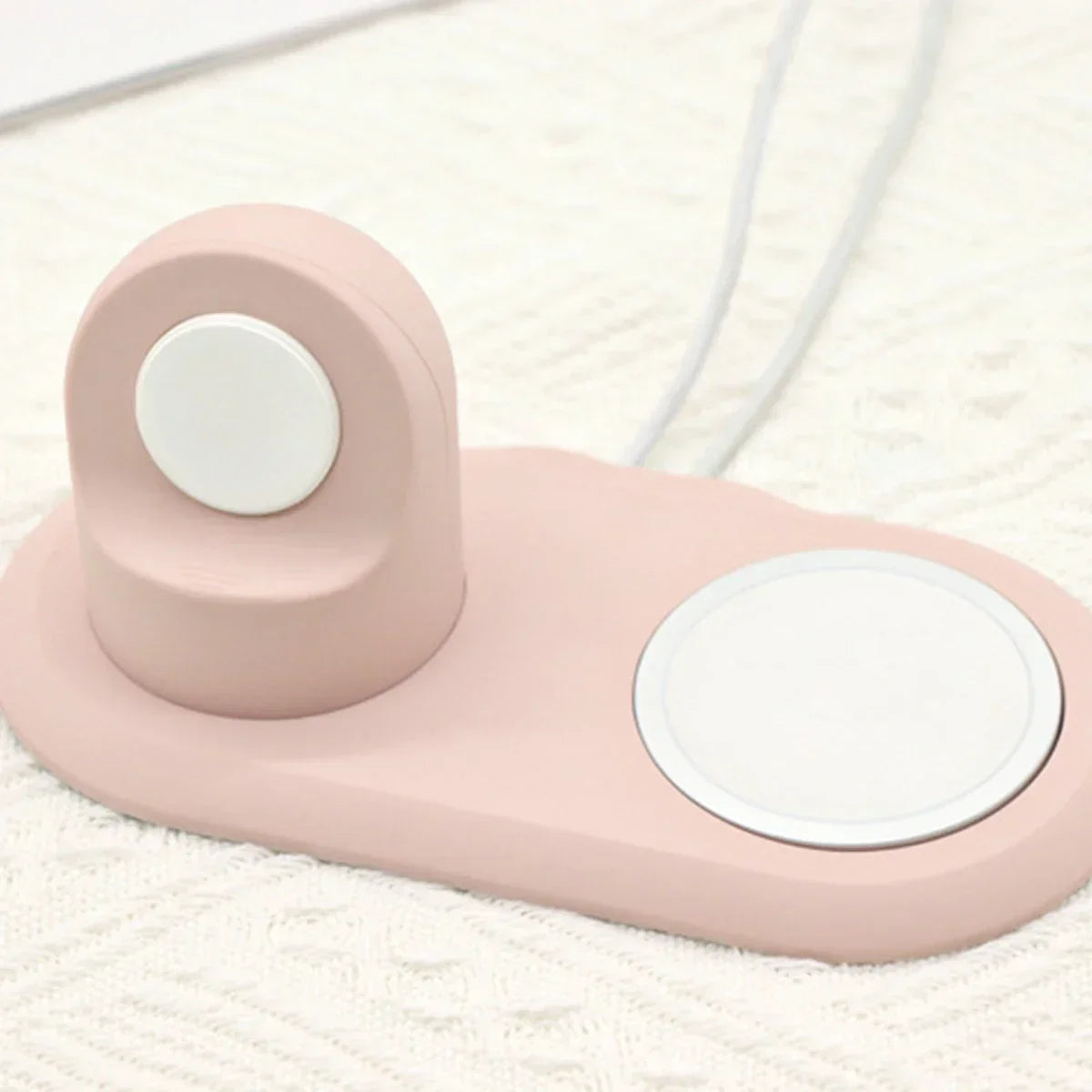 Silicone Phone Holder Stand For iPhone 13 Pro Max Apple Watch Magsafe