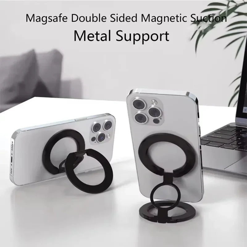 Universal Car Dual Magnetic Phone Holder Stand