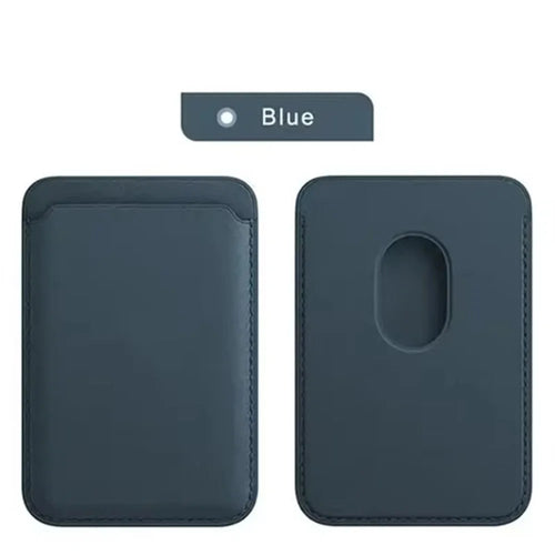 MagSafe Leather Wallet Case for iPhone 16/15/14/13/12 Pro — Magnetic Card Holder with RFID Protection