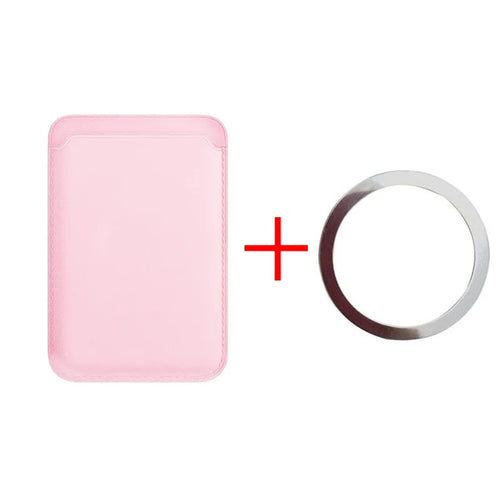 For Magsafe Magnetic Luxury Leather Card Holder Wallet Case For iPhone