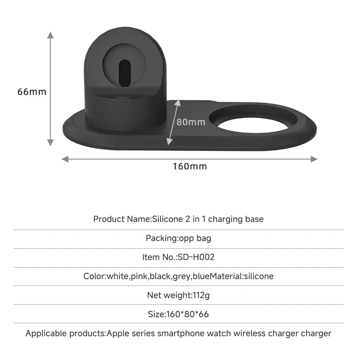 Silicone Phone Holder Stand For iPhone 13 Pro Max Apple Watch Magsafe