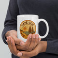 Rustic Cape Cod White Glossy Mug